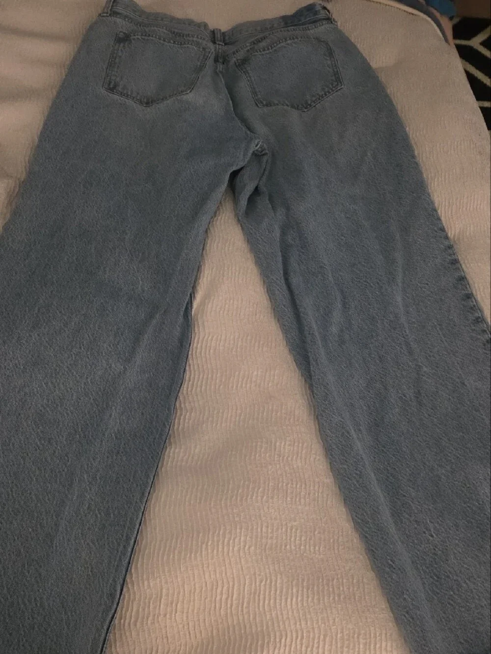 Abercrombie & Fitch Men's Light Wash Straight Jeans